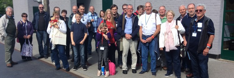 Club members on a trip to Bletchley Park